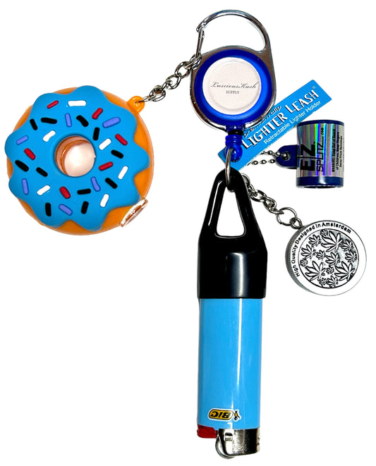 Blue Kush keychain W/Grinder